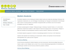 Tablet Screenshot of medizin-akademie.at